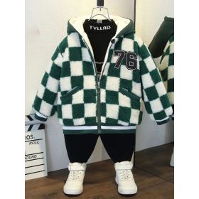 Versatile Fashion Trend Warm Jacket Clothing (Option: Green-2XL)